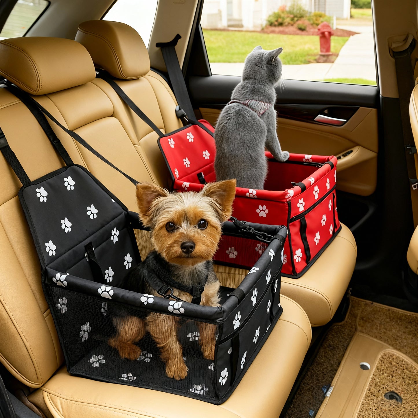 Fluff & Fury Pet Travel Safety Carrier