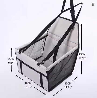 Fluff & Fury Pet Travel Safety Carrier