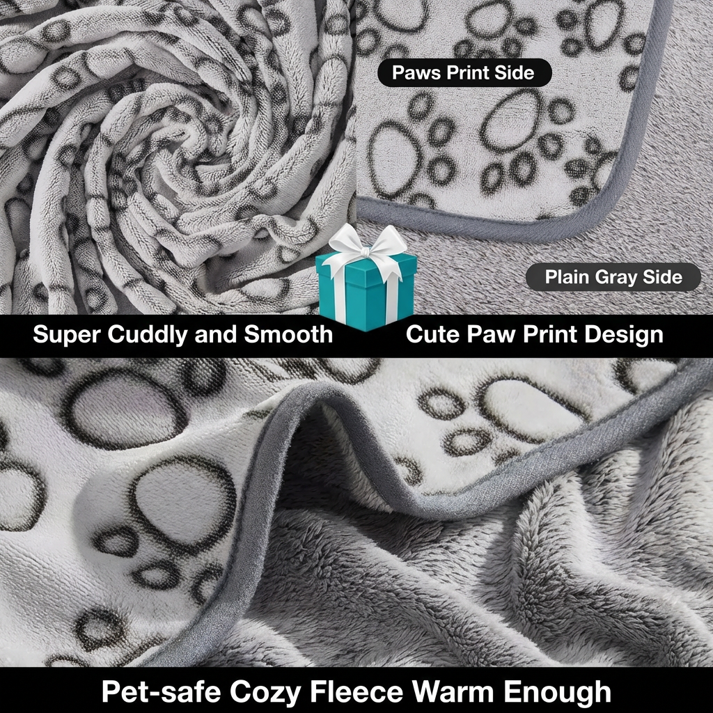 Cozy Pet Blanket for Dogs & Cats