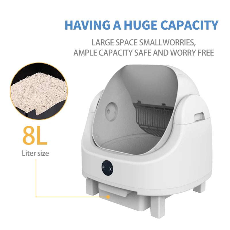 Smart Self-Cleaning Cat Litter Box